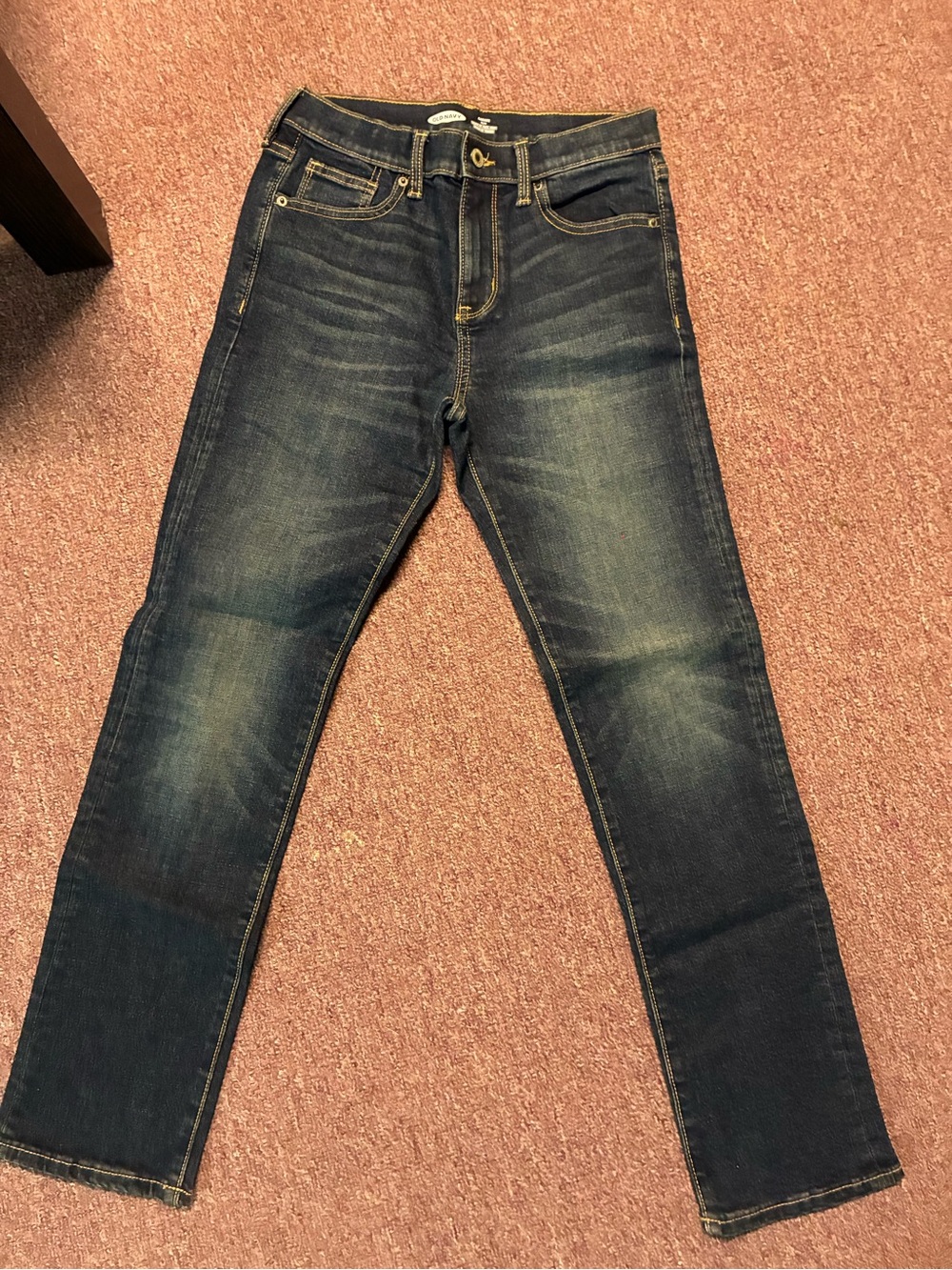 Old Navy Men's Slim Straight Dark Wash Jeans